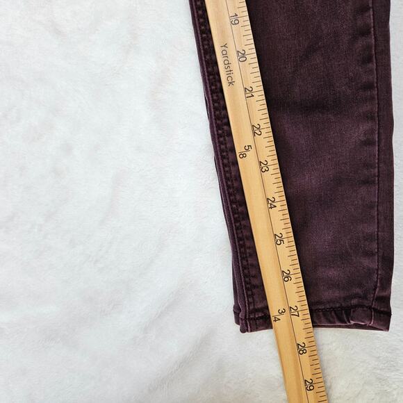 🦃 Old Navy Rockstar Super Skinny High Rise Jeans Womens 0 Dark Purple Stretch - Picture 12 of 12